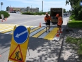 Для безопасности дорожного движения: в Ельце продолжаются работы по разметке улиц