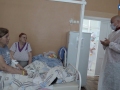 Игорь Артамонов посетил больницу №1 г. Ельца, где встретился с пострадавшими при взрыве в двухэтажном доме в посёлке Солидарность.