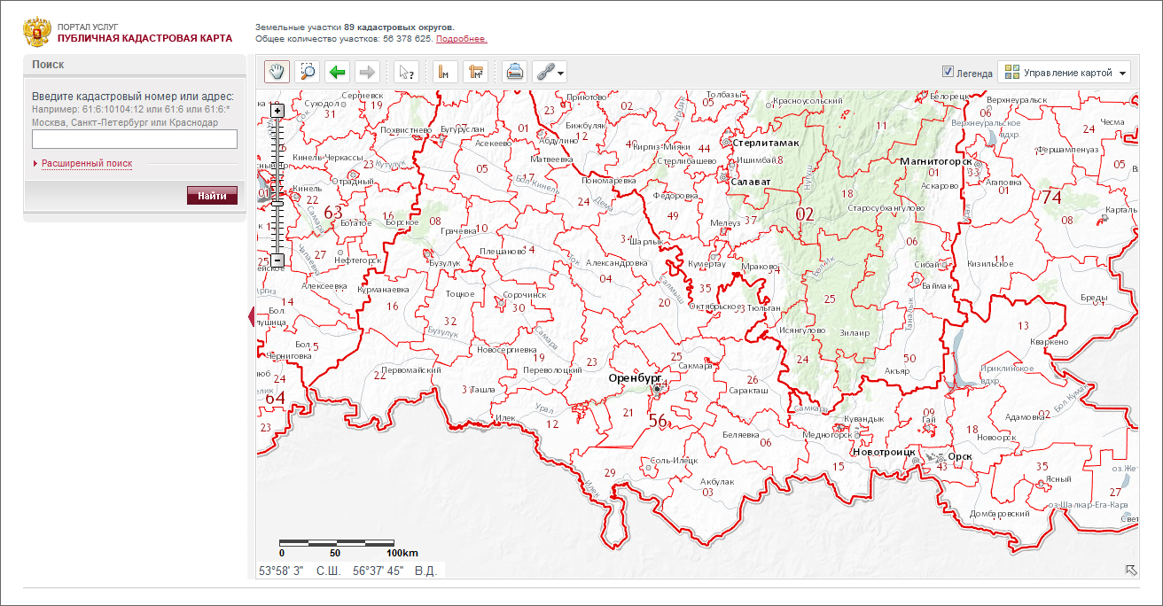 Публичная кадастровая карта обновляется ежедневно — Администрациягородского округа город Елец